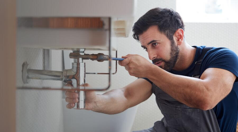 Expert burst pipe repair services in Brownstown, IL